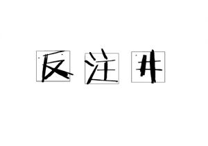 反注井