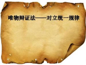 對立統一規律
